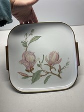 hutschenreuther Platte 30x29cm Blumen