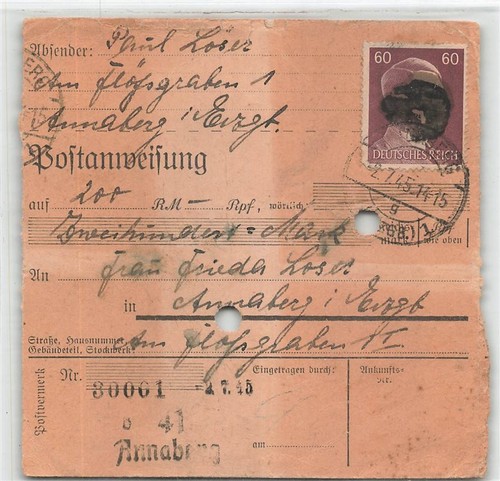 892291 sbz postanweisung mit - 892291),