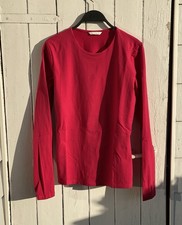 ZARA Longsleeve Basic Herbst 2025 Langarmshirt Pink Beere Langarm-T-Shirt