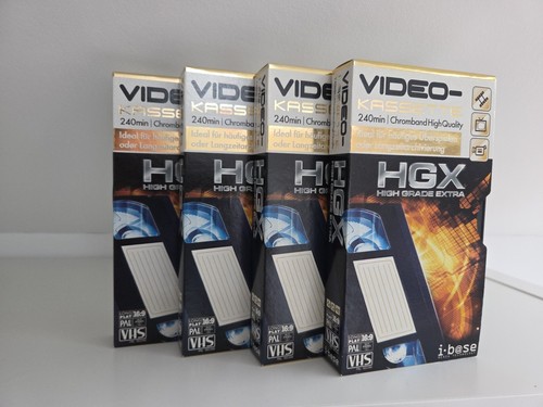 Vhs kassette leerkassette - 4,