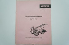 GUTBROD Universalmaschine Preisliste Typ Super U6 6 Seiten 1962