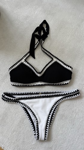 Seafolly häkel bikini schwarz - häkel,