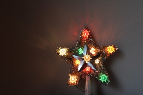Blinkender weihnachtsstern - blinkender,