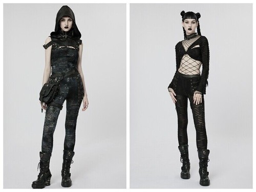 Punk rave women black gothic - rave,