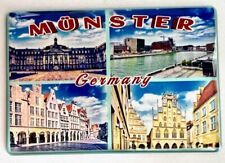 MÜNSTER ,DEUTSCHLAND - KÜHLSCHRANKMAGNET-REISEANDENKEN-SOUVENIR -180323