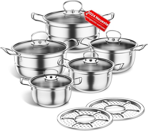 Teilig edelstahl - 12,