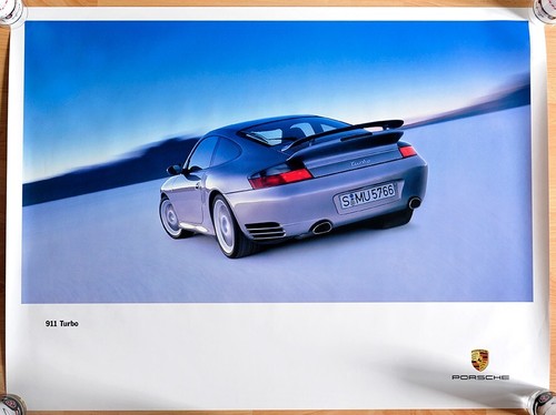 Porsche werbe plakat poster - porsche,