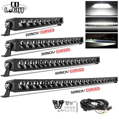 Curved led light bar 40 - curved, 20