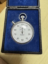 Alte Stoppuhr Hanhart Im Etui Vintage Made In Germany