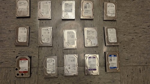 Festplatten konvolut 15x hdds - festplatten,