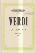 Noten: La Traviata, Verdi, Klavierauszug (Kogel), Edition Peters Nr. 1469, Oper