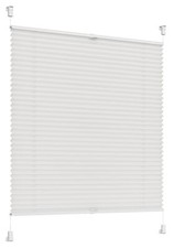 Plissee weiß Klemmfix ohne