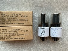 6sn7 Vt231 Ken Rad NOS