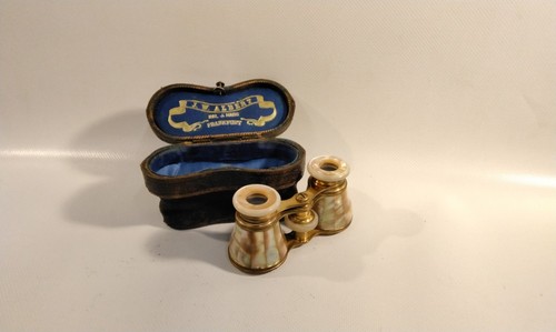 Antikes perlmutt opernglas - antikes,