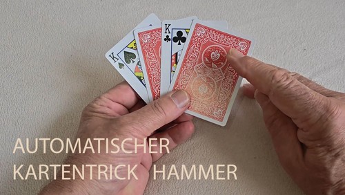 Hammer zaubertrick kartentrick - hammer,