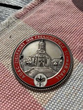 50. Badge Plakette Emblem Emailschild ADAC Schwäbisch Hall Freilichtspiele 1956