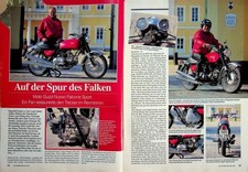 Oldtimer Praxis 1463) Moto Guzzi Nuovo Falcone Sport Restaurierung - ein interes