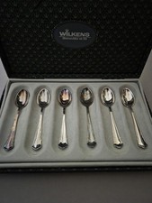 Wilkens,Silber,Chippendale,Löffel,800,Moccalöffel,6 Stck,Set,Silberbesteck,Ovp