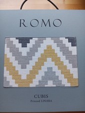 Musterbuch Katalog Polster Romo Stoffe Kollektion Cubis 41x35x8 Patchwork Bastel