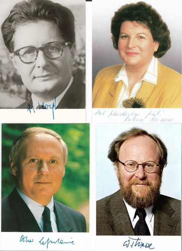 Autogrammkarten politiker - politiker, 68