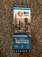2018 BIG TEN TOURNAMENT TICKET