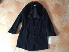 Damenkurzmantel schwarz mit