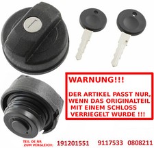 TANKDECKEL + SCHLOSS FÜR