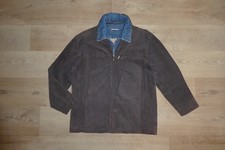 ANGELO LITRICO Herren Leder Jacke Wildleder Braun Gr.L **TOP** A0