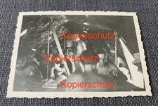 Originalfoto Afrikakorps „Blick in unsere Spelunke“