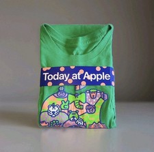 Apple summer camp shirt - apple,
