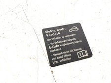 VW Golf 3 4 Cabrio Schild