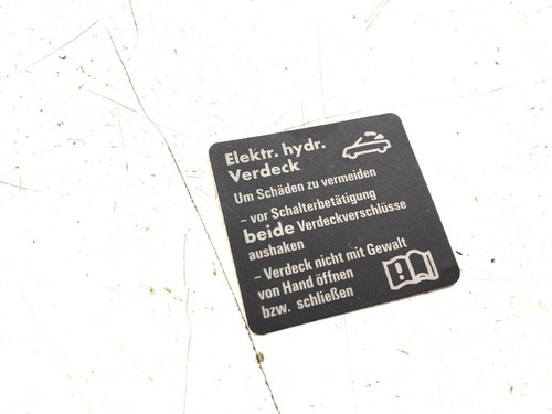 Golf cabrio schild - vw,