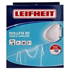 Leifheit 83106 Rollfix 80 Single Longline Wäscheleine