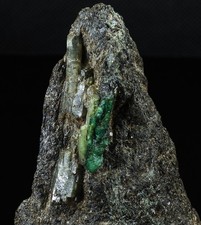 Smaragdcluster auf Beryll