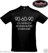 T-Shirt 90-60-90 Blitzer Geschenk Polizei Fun Lustig Weihnachten Freund GT