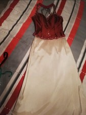 Abendkleid, 2  farbig und 2