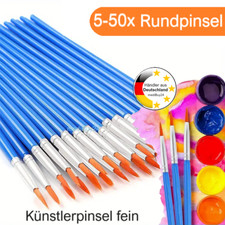 Pinselset Rundpinsel fein Künstlerpinsel Acryl Malpinsel Malen, Zeichen Aquarell