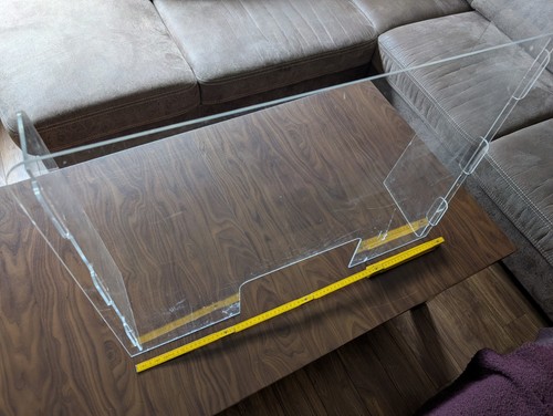 Spuckschutz acrylglas 80x60 - spuckschutz,