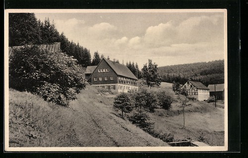 Ansichtskarte sayda - ansichtskarte, i