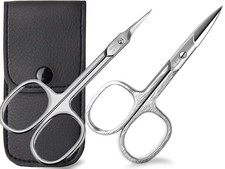 Nagelschere Hautschere Solingen Set Gebogene Scheren Fußnagelschere Etui Manikür