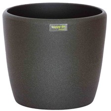 Keramik Hydro Blumentopf Venus grau struktur matt