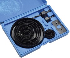 Lochsägen Set "Maxi" 16-teilig 19 bis 127mm +2 Adapter Kreissäge Transportkoffer