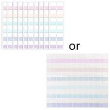 Colored Sticky Index Tab 3 Sizes for Classifying Files Folder Thesis Reference
