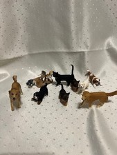 Schleich Hunde Katzen Konvolut 9teilig