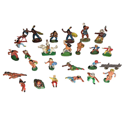 Alte figuren indianer - figuren,