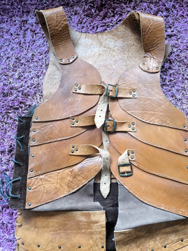 Larp lederrüstung gebraucht - lederrüstung,