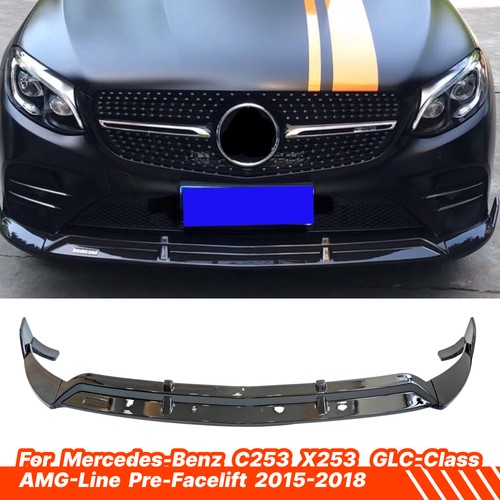 Front spoiler lippe schwarz - front,