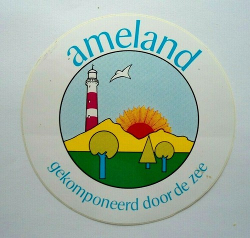 Souvenir aufkleber ameland - souvenir-aufkleber,