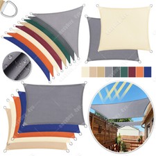 Sonnensegel Sonnenschutz PES Wasserdicht UV-Schutz Terrasse Garten Balkon Pool