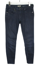 BURBERRY Westbourne Skinny Ankle Jeans Damen W27 Whiskers Faded